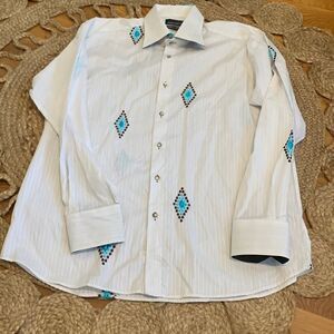 Franco Negretti button down dress shirt size xl